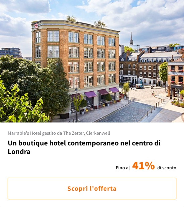 Un boutique hotel contemporaneo nel centro di Londra