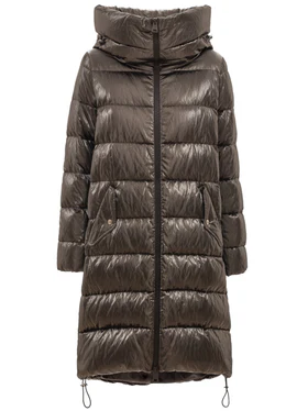 Parka lungo imbottito con cappuccio Herno.