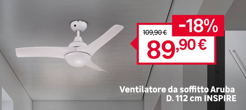 ventilatore soffitto ARUBA INSPIRE
