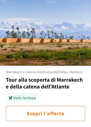 Tour alla scoperta di Marrakech e della catena dell&#x27;Atlante