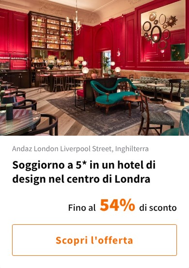 Soggiorno a 5* in un hotel di design nel centro di Londra