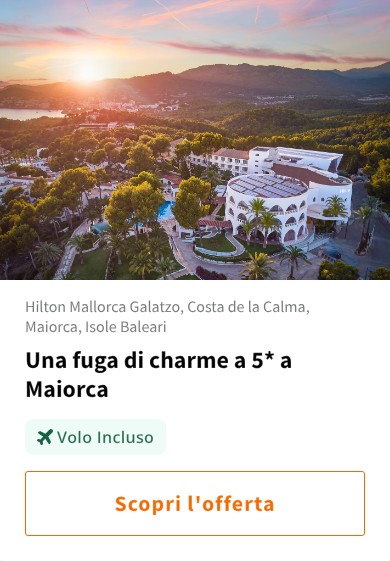 Una fuga di charme a 5* a Maiorca