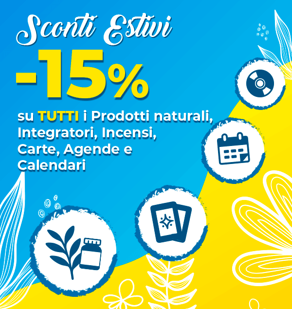 SCONTO 15% su tutto il Bio-Catalogo, Carte, Incensi, CD e DVD!