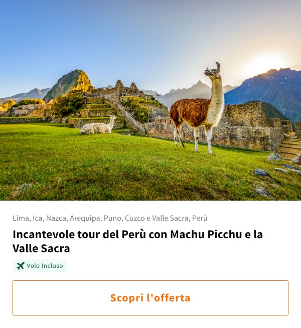 Incantevole tour del Perù con Machu Picchu e la Valle Sacra