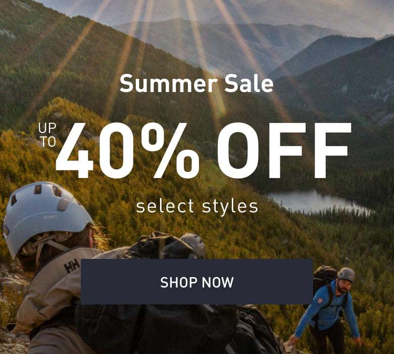 Summer Sale, up to 40% off select styles. SHOP NOW