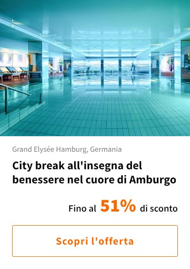 City break all&#x27;insegna del benessere nel cuore di Amburgo