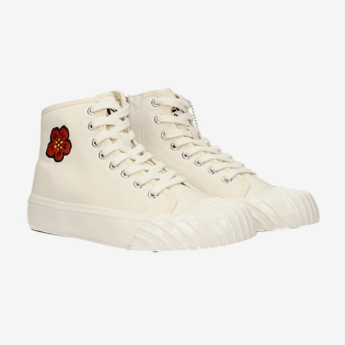 Kenzo Sneakers Women Fabric Beige/Cream