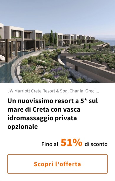 Un nuovissimo resort a 5* sul mare di Creta con vasca idromassaggio privata opzionale