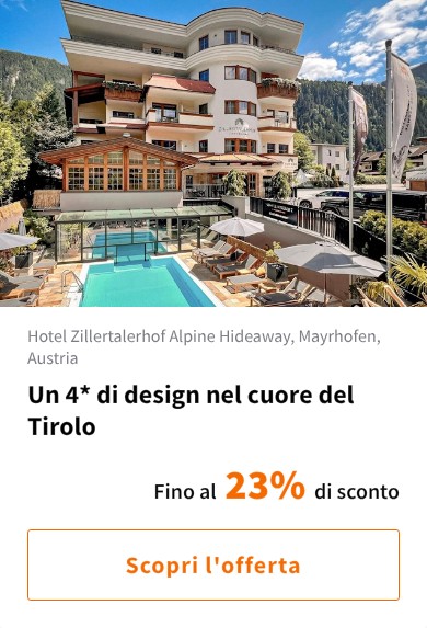 Un 4* di design nel cuore del Tirolo