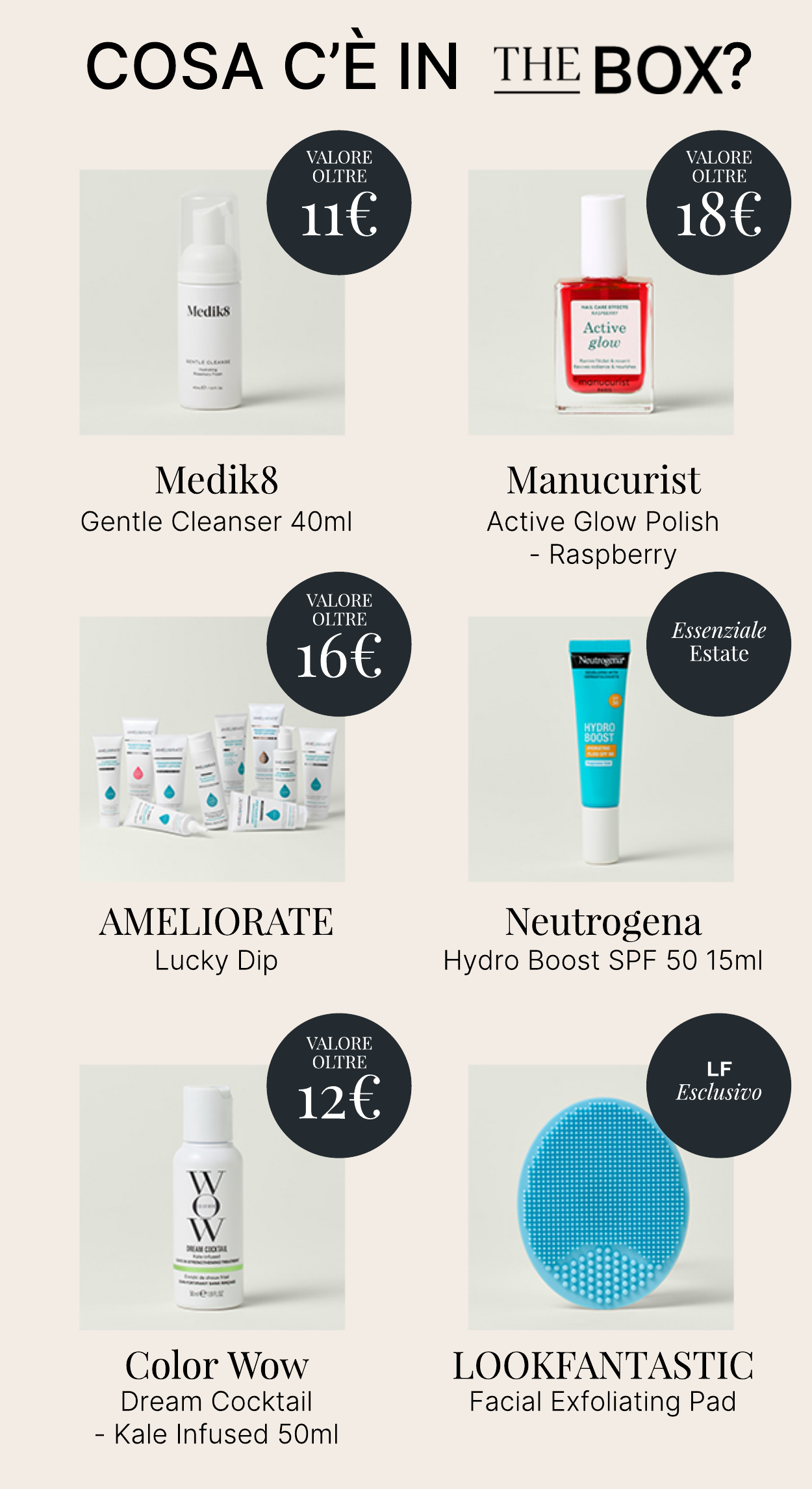 LA BEAUTY BOX DI AGOSTO
