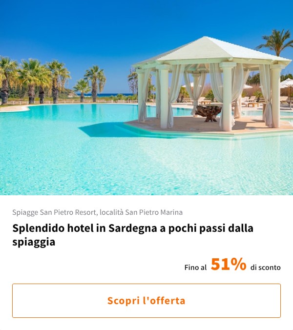 Splendido hotel in Sardegna a pochi passi dalla spiaggia