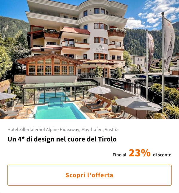 Un 4* di design nel cuore del Tirolo
