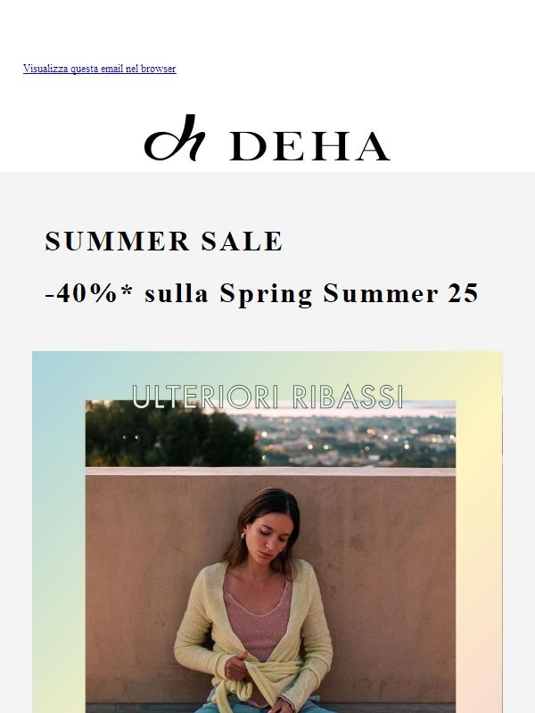 -40% su tutta la collezione 🌷