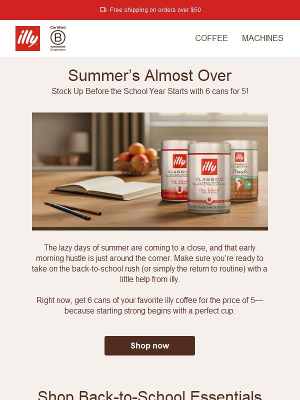 Coffee Deal Alert: 6 illy Cans for the Price of 5 🎉