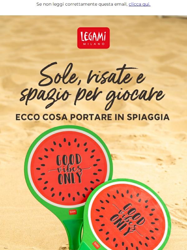 Sole, risate e spazio per giocare: ecco cosa portare in spiaggia ☀️