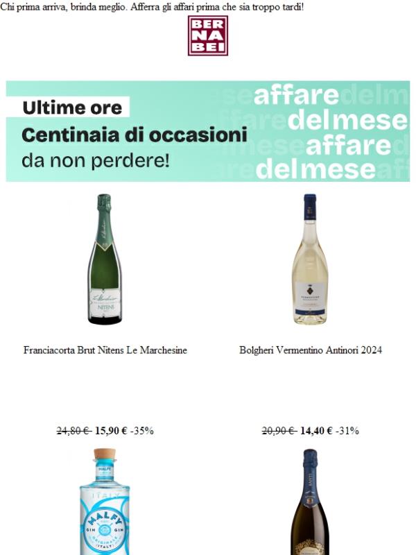 Ultime ore 👉 AFFARE DEL MESE!