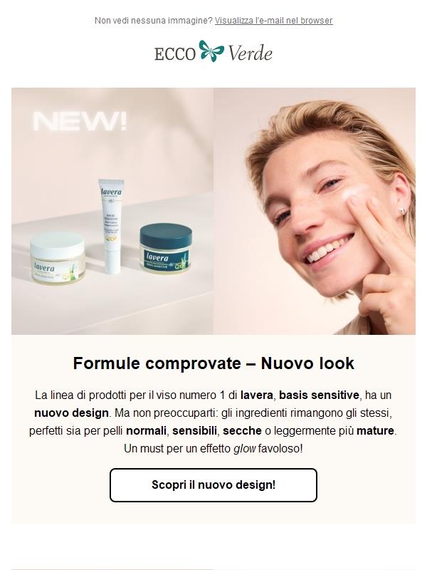 Basis sensitive di lavera in un nuovo design ✨