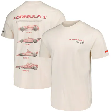 Formula 1 75 History Of Cars Maglietta gra...