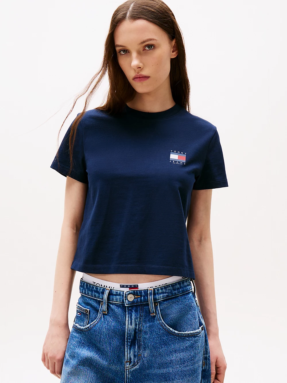 T-shirt con bandiera sul retro