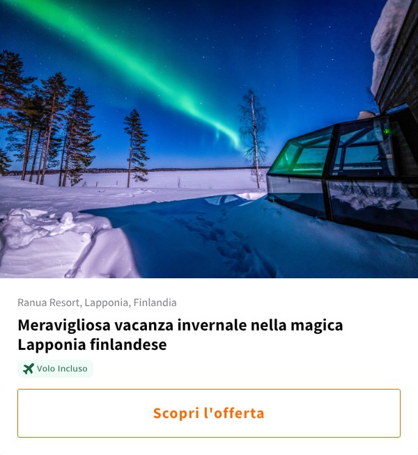 Meravigliosa vacanza invernale nella magica Lapponia finlandese