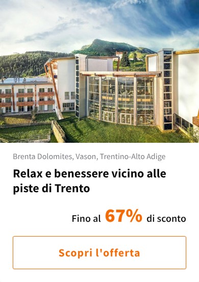 Relax e benessere vicino alle piste di Trento