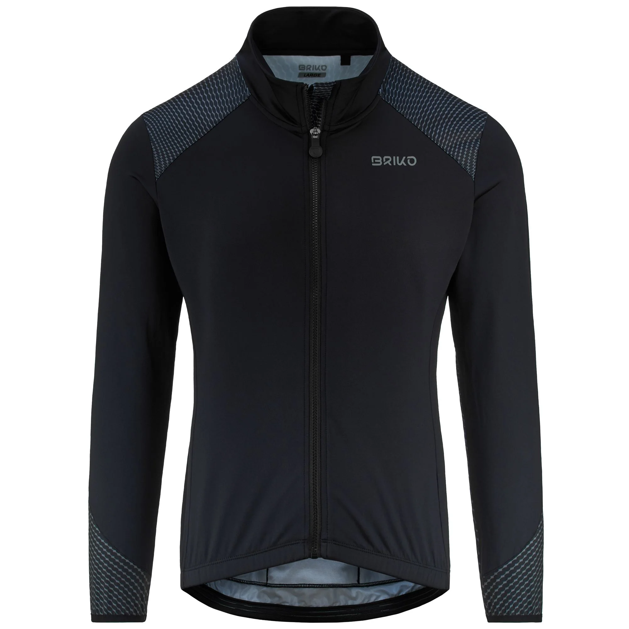 Image of WINTERTIDE JERSEY - Active Jerseys - Shirt - Man - BLACK-GREY METAL