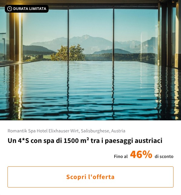 Un 4*S con spa di 1500 m² tra i paesaggi austriaci