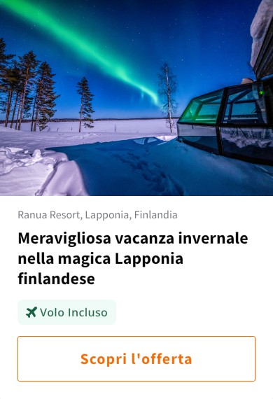 Meravigliosa vacanza invernale nella magica Lapponia finlandese