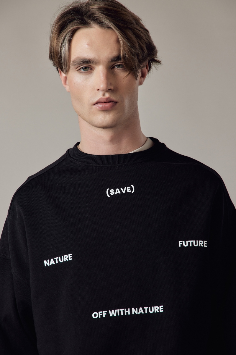 Loose Fit Crewneck Sweatshirt