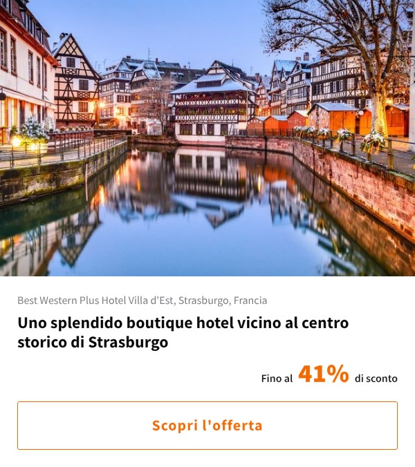 Uno splendido boutique hotel vicino al centro storico di Strasburgo