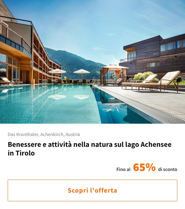 Benessere e attività nella natura sul lago Achensee in Tirolo