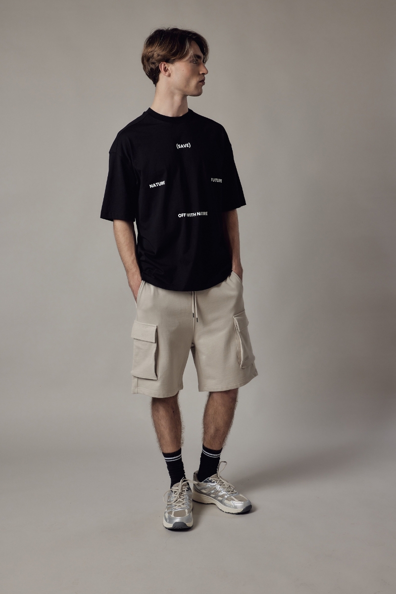 Loose Fit Cargo Shorts