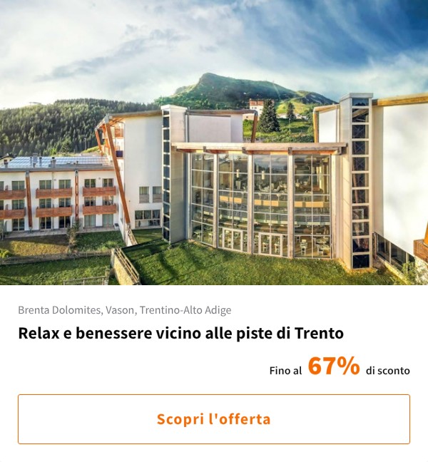 Relax e benessere vicino alle piste di Trento