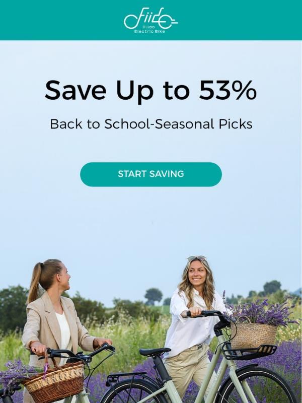 E-bike Back to School---Big Saving Up to 53% OFF back to you