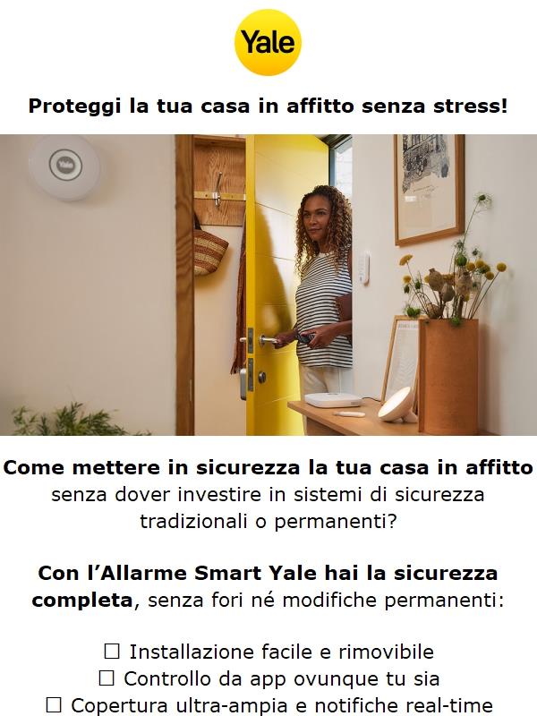 Sicurezza smart per la tua casa in affitto 🔐