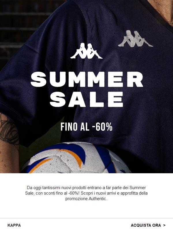 Summer Sale | Fino al -60%