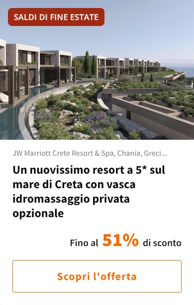 Un nuovissimo resort a 5* sul mare di Creta con vasca idromassaggio privata opzionale