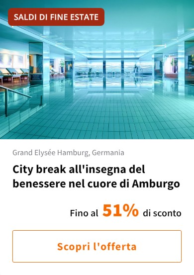 City break all&#x27;insegna del benessere nel cuore di Amburgo