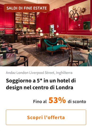 Soggiorno a 5* in un hotel di design nel centro di Londra