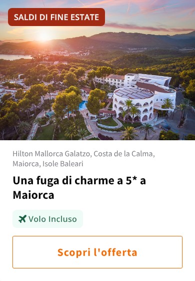 Una fuga di charme a 5* a Maiorca