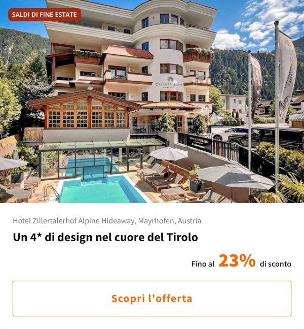 Un 4* di design nel cuore del Tirolo