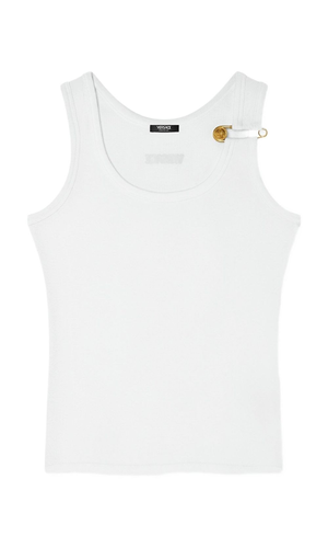 Logo cotton tank top