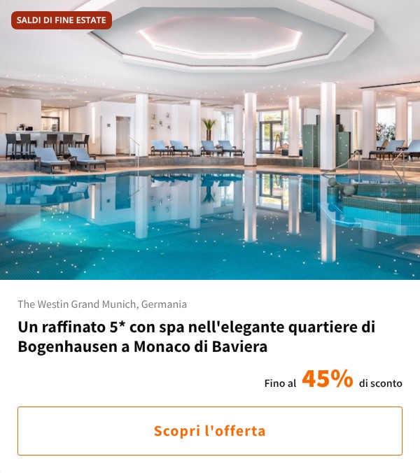 Un raffinato 5* con spa nell'elegante quartiere di Bogenhausen a Monaco di Baviera