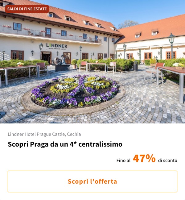 Scopri Praga da un 4* centralissimo