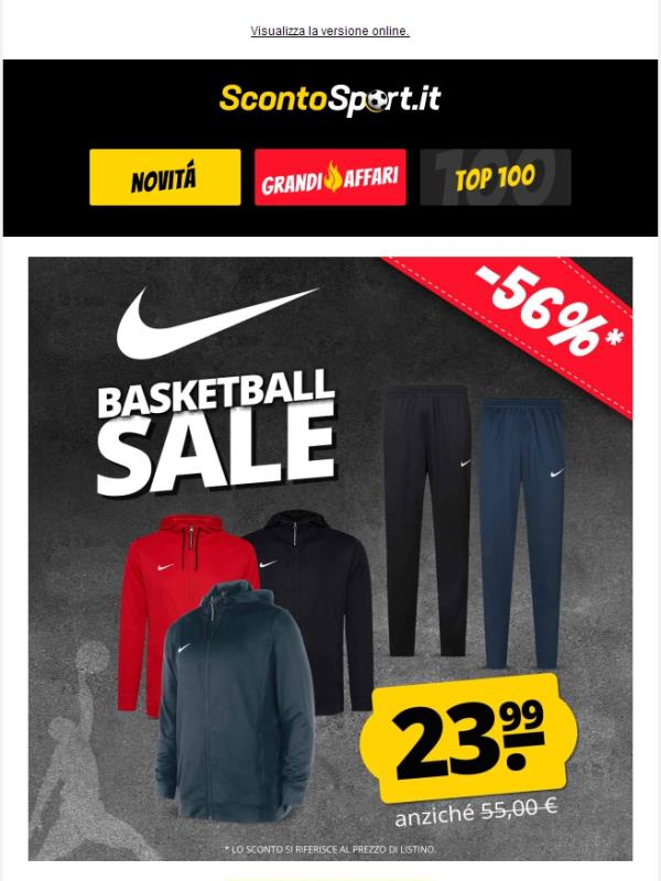 Nike BASKETBALL SALE a soli 23,99 € 🏀👀