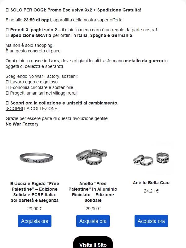 🎁 Promo Speciale: 3x2 + Spedizione Gratuita