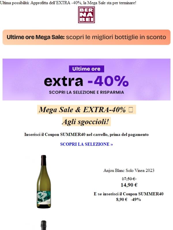 EXTRA -40% ⌛ Stop the weekend!