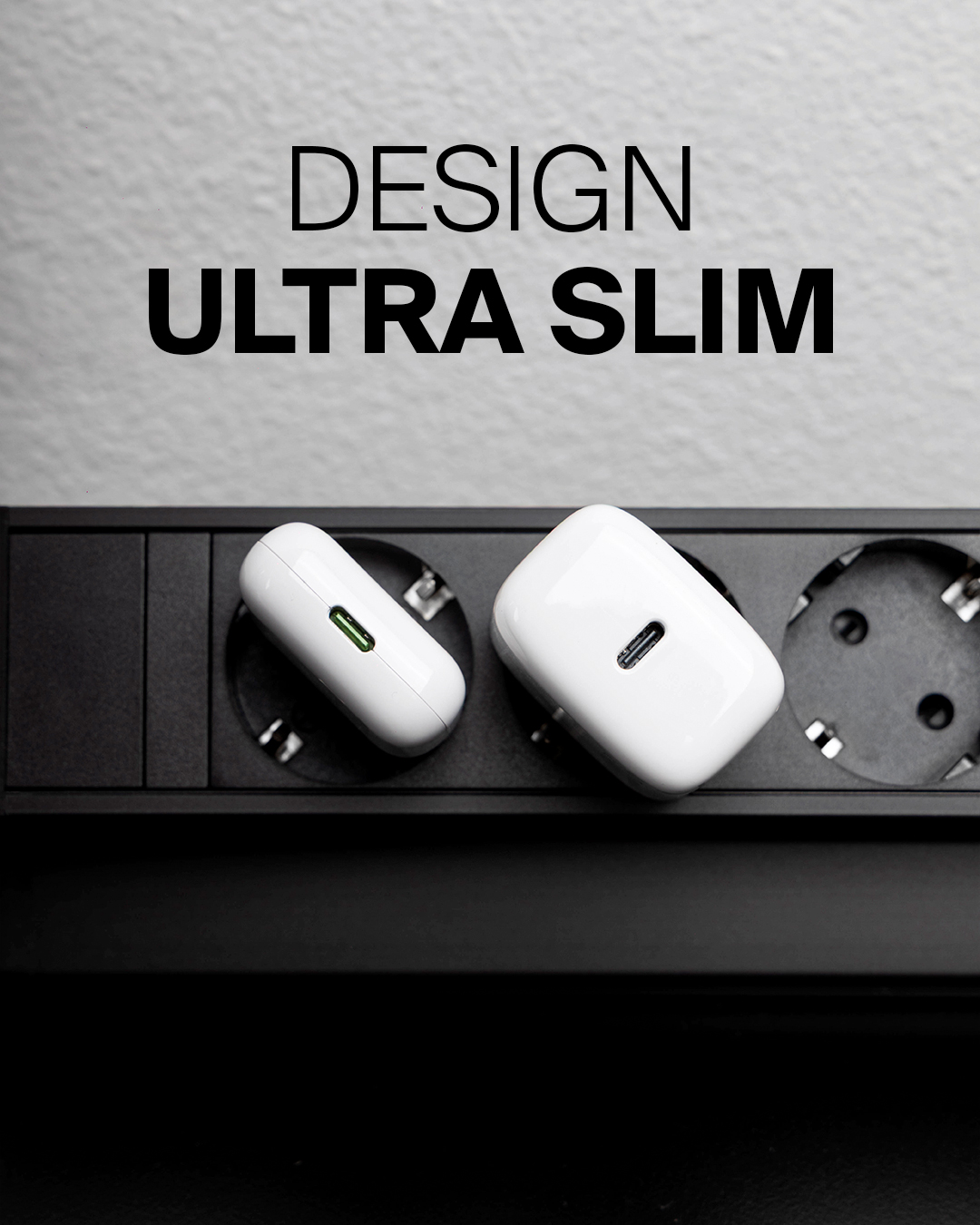 caricabtterie dal design ultra slim
