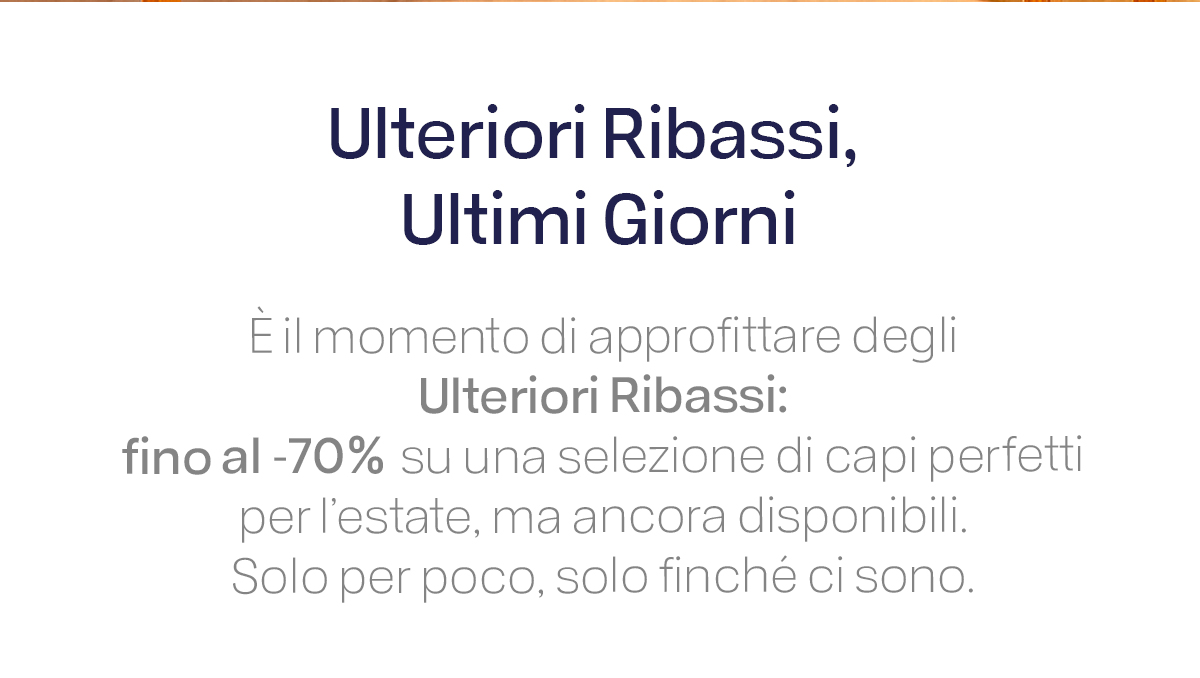 L'estate richiede leggerezza