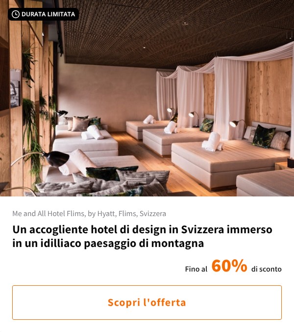 Un accogliente hotel di design in Svizzera immerso in un idilliaco paesaggio di montagna